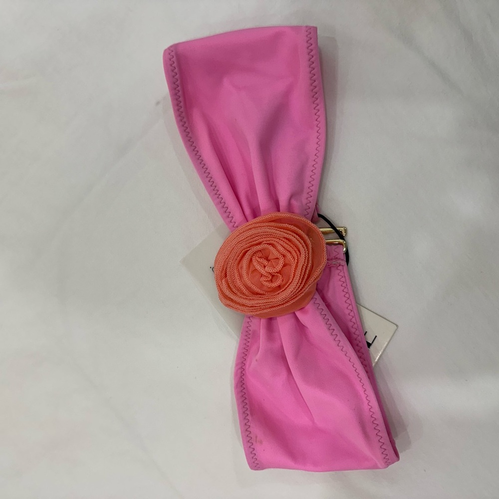 Same Rose Bandeau Top Swim XS